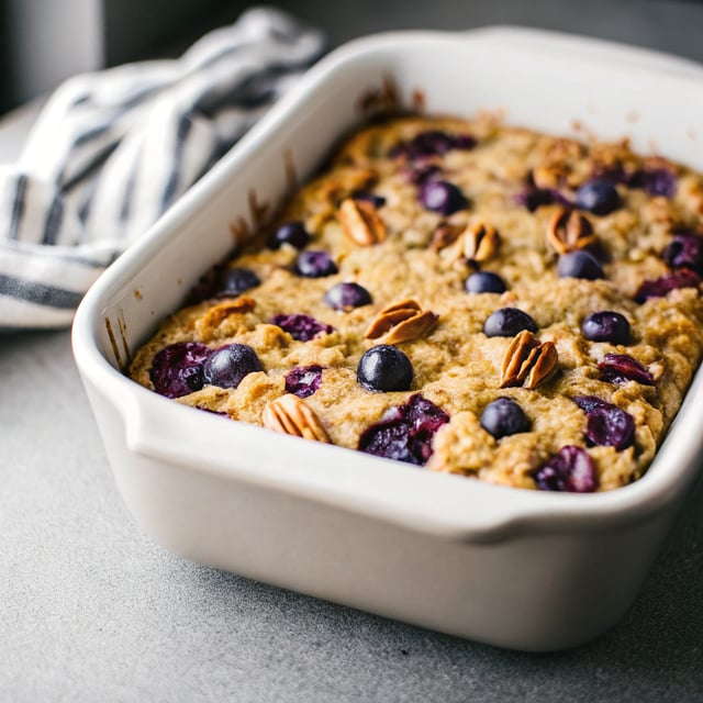 Blueberry Baked Oatmeal