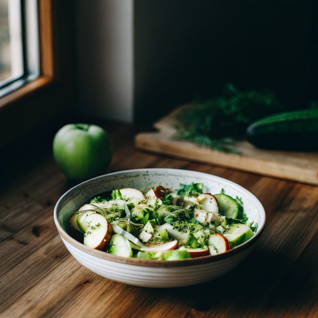 Green Apple and Celery Salad with Dill