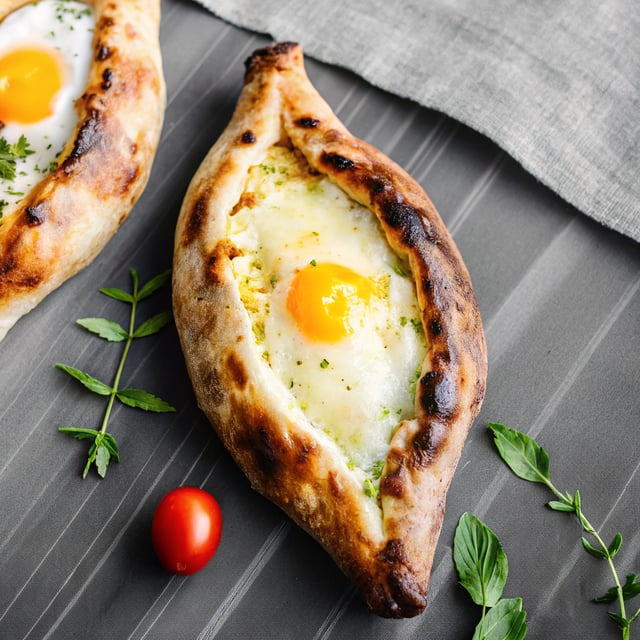 Khachapuri (Georgian Cheese Bread)