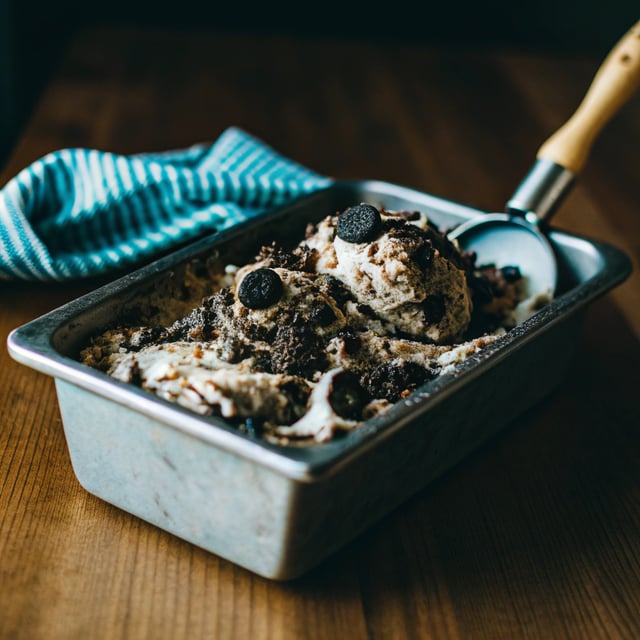 No-Churn Oreo Cheesecake Ice Cream