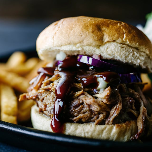 Pulled Pork with Tangy Barbecue Sauce