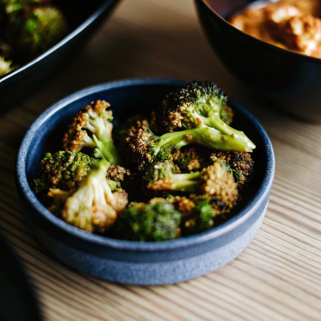 Roasted Broccoli with Chipotle Honey Butter