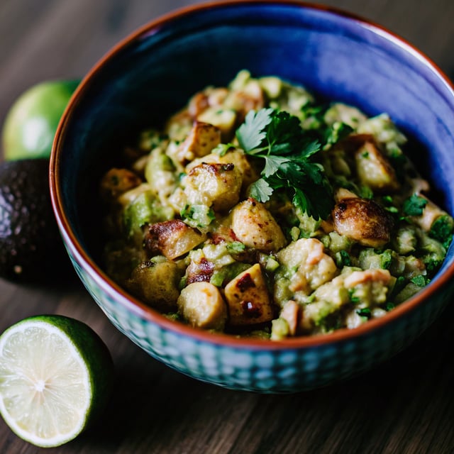 Roasted Garlic Guacamole