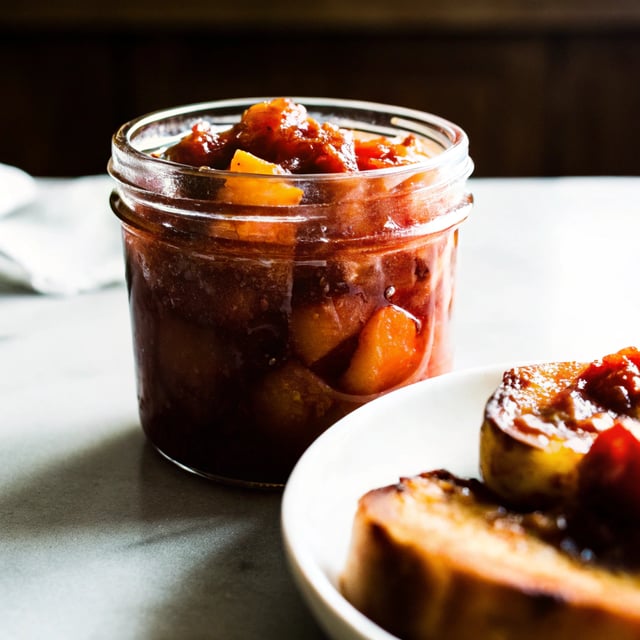 Roasted Tomato-Peach Jam
