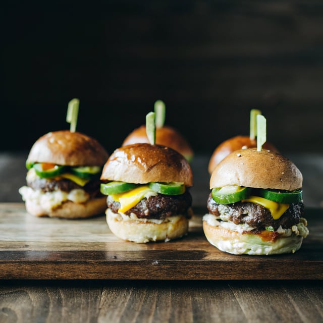 Southwestern Cheeseburger Sliders