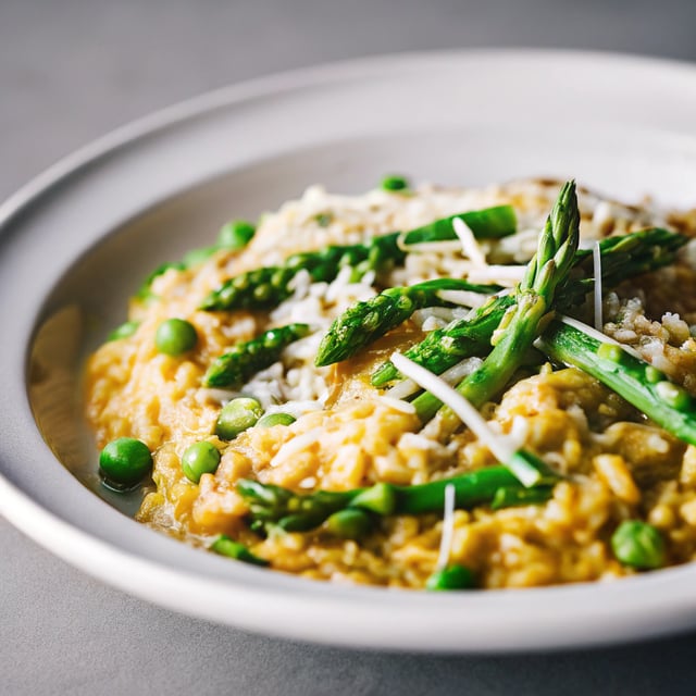 Spring Risotto with Asparagus & Peas