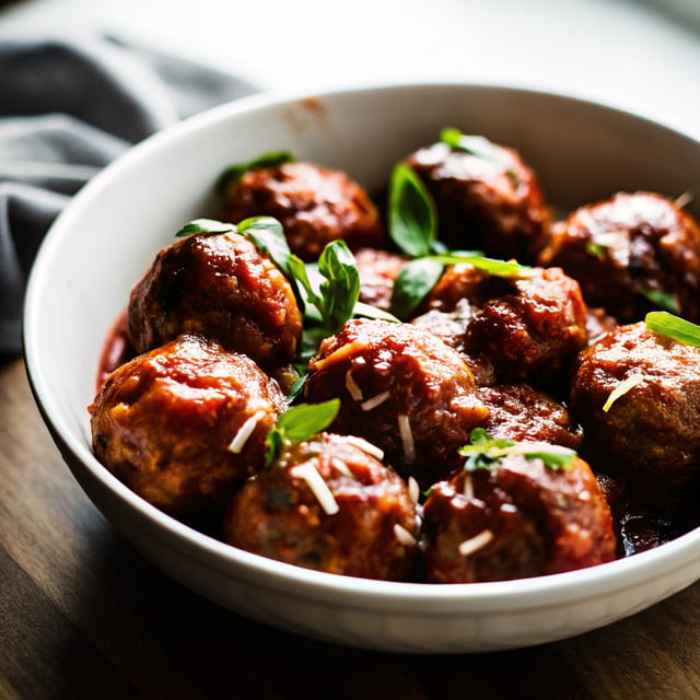 Turkey, Spinach & Cheese Meatballs
