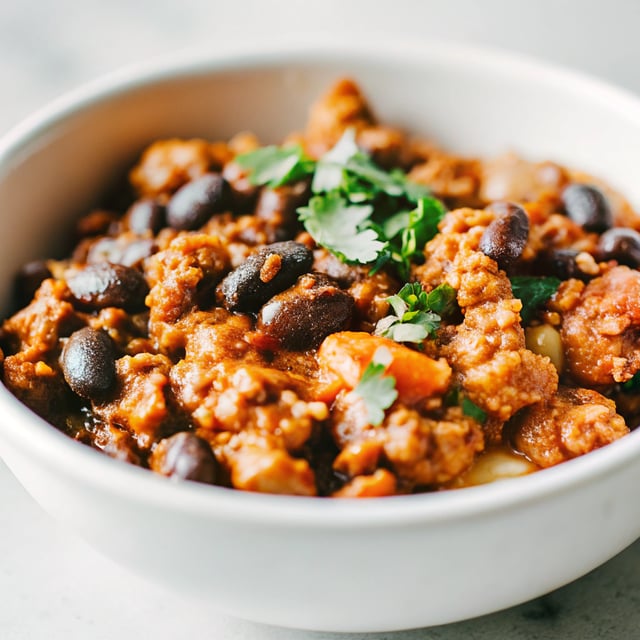 30 Minute Spicy Ancho Turkey Chili