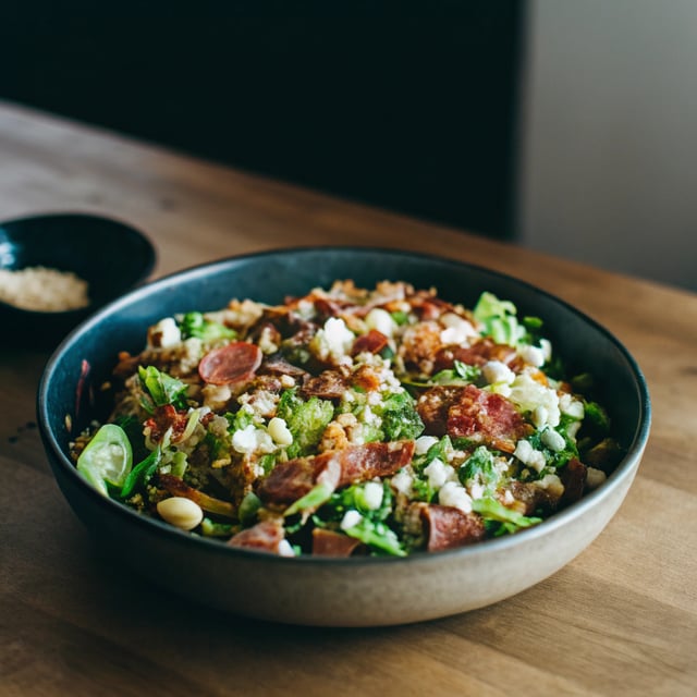 Bacon and Brussel Sprout Salad