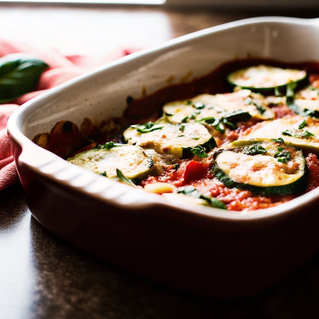 Baked Zucchini Parmesan