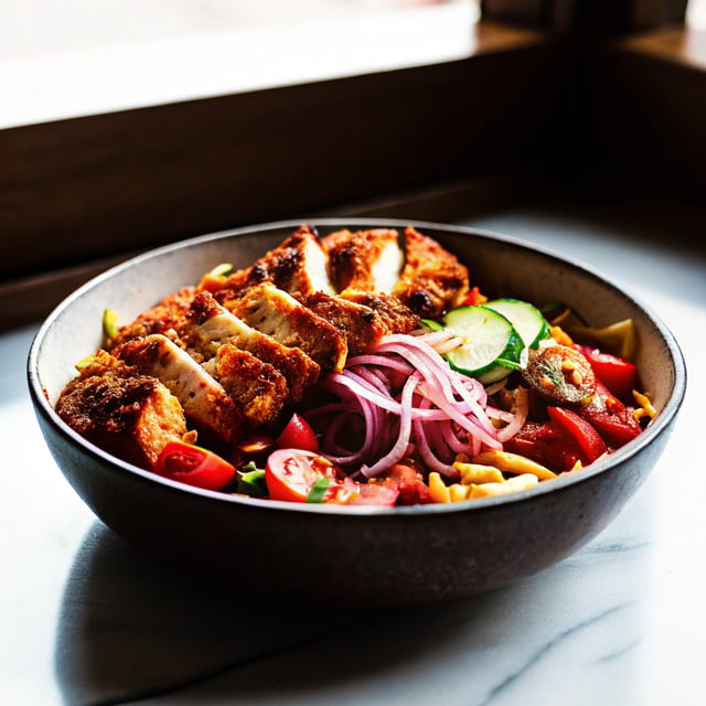 Banza Chicken Bowls with Calabrian Chili Sauce