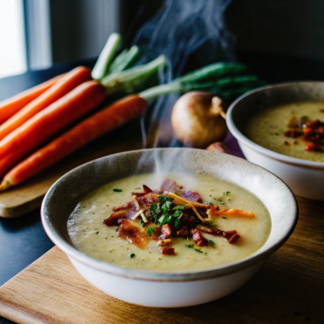 Basic + Awesome Creamy Potato Soup