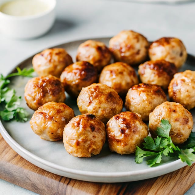 Best Anytime Baked Chicken Meatballs