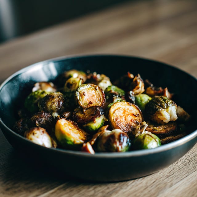 Caramelized Brussels Sprouts with Maple Orange Glaze