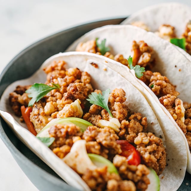 Cauliflower Walnut Vegetarian Taco Meat