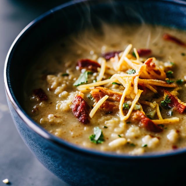 Chicken Bacon Wild Rice Soup