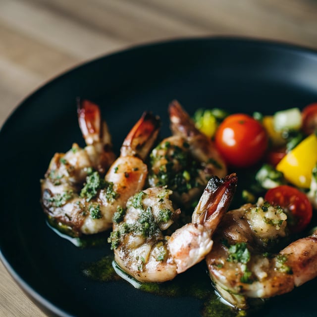 Chimichurri Shrimp with Tomatoes