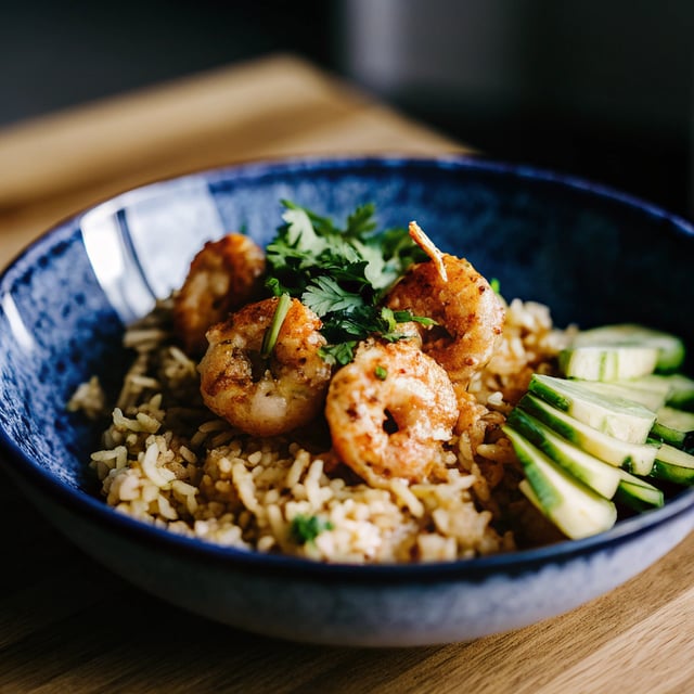 Chipotle Orange Shrimp with Cilantro Rice