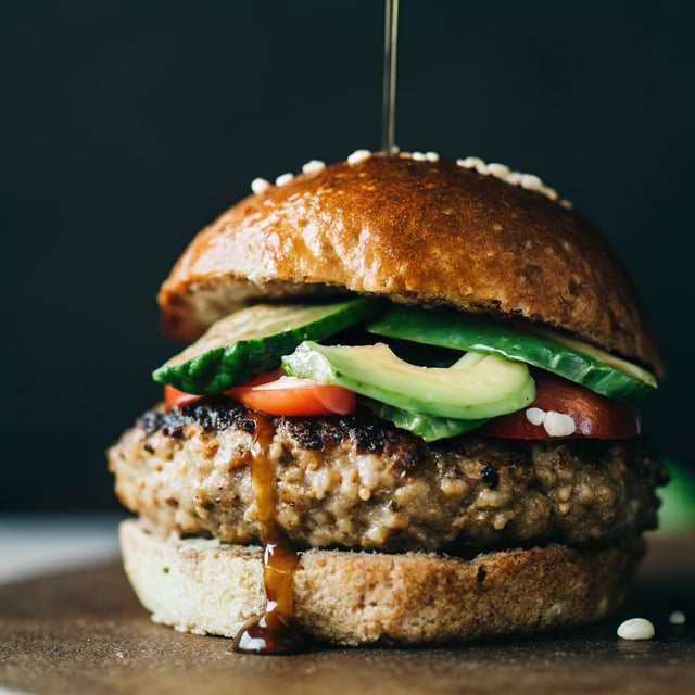 Chipotle Quinoa Burgers