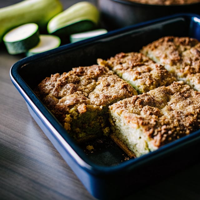 Cinnamon Sugar Zucchini Coffee Cake