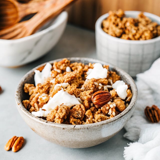 Coconut Pecan Cabin Granola