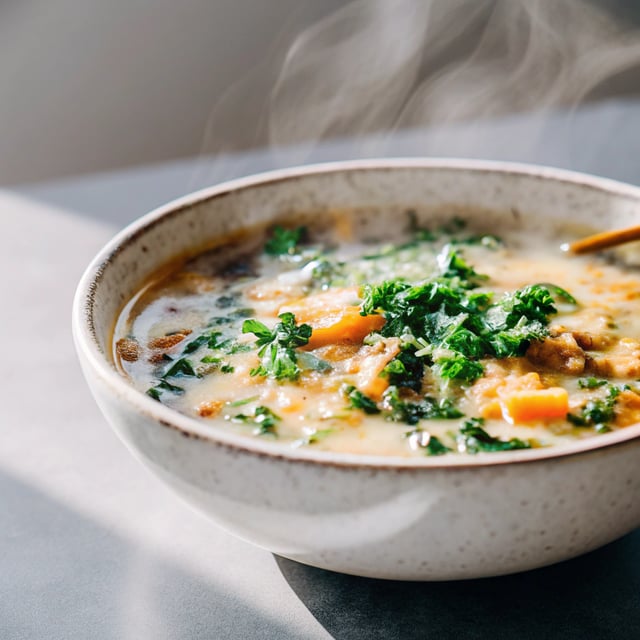 Creamy Potato Kale Soup