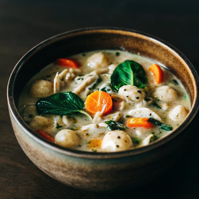 Crockpot Chicken Gnocchi Soup