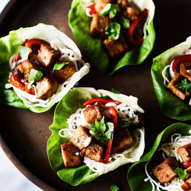 Firecracker Vegan Lettuce Wraps