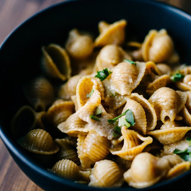 Garlic Parmesan Shellbows