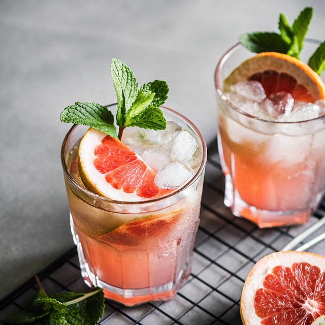 Grapefruit Mojitos for Two