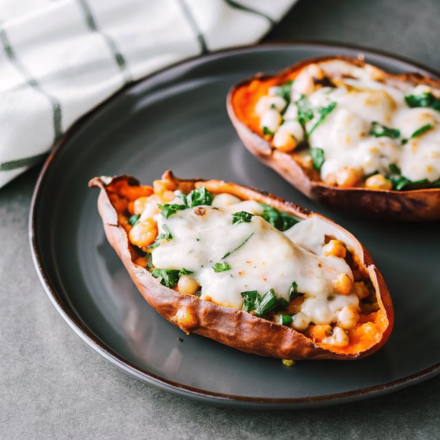 Healthy Sweet Potato Skins