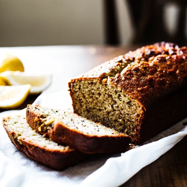 Lemon Poppyseed Zucchini Bread