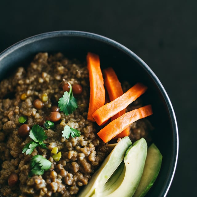 Lentil Curry Bowls with Cilantro Cashew Sauce