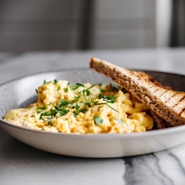 Life Changing Soft Scrambled Eggs