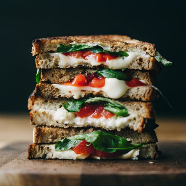 Loaded Caprese Grilled Cheese