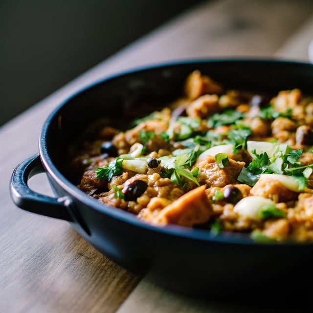 Rockin’ 5 Ingredient Sweet Potato Turkey Chili