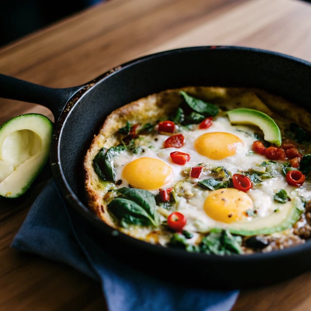 Scallion Pancake with Eggs