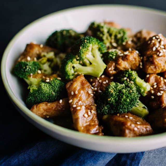 Sesame Beef and Broccoli