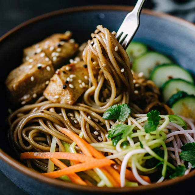Sesame Noodle Bowls