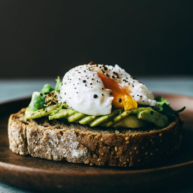 Simple Poached Egg and Avocado Toast