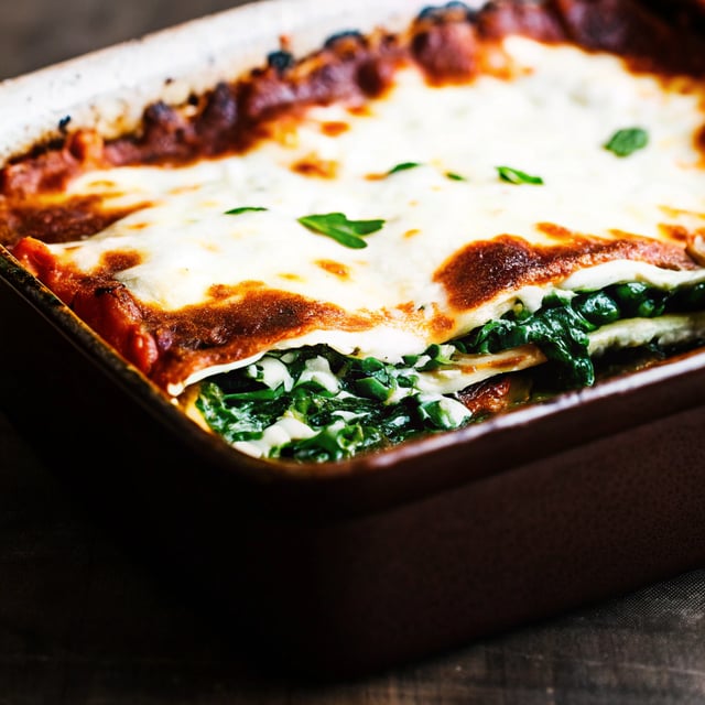 Skinny Spinach Lasagna