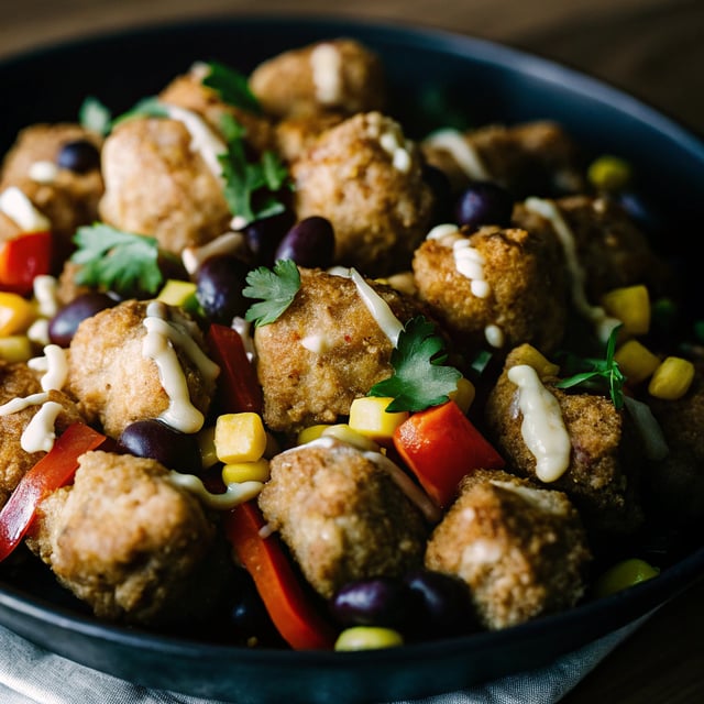 Southwest Sweet Potato Tater Tot Hotdish