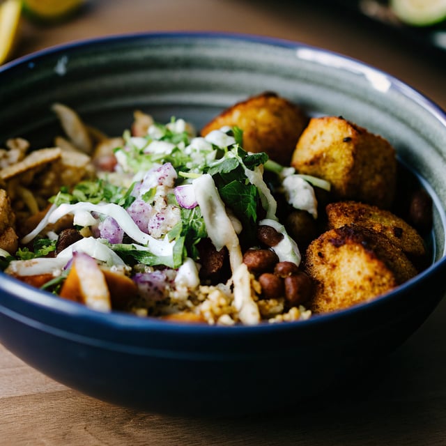 Spicy Plantain Burrito Bowls
