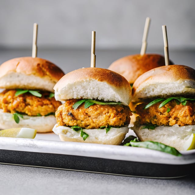 Spicy Salmon Burgers