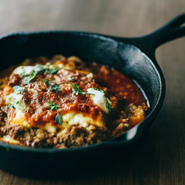 Super Easy One Pot Lasagna