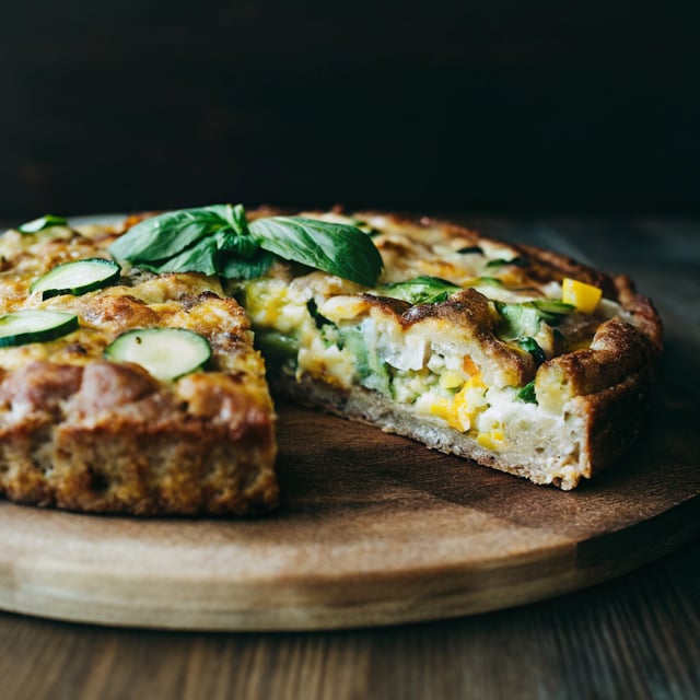 Sweet Corn and Zucchini Pie