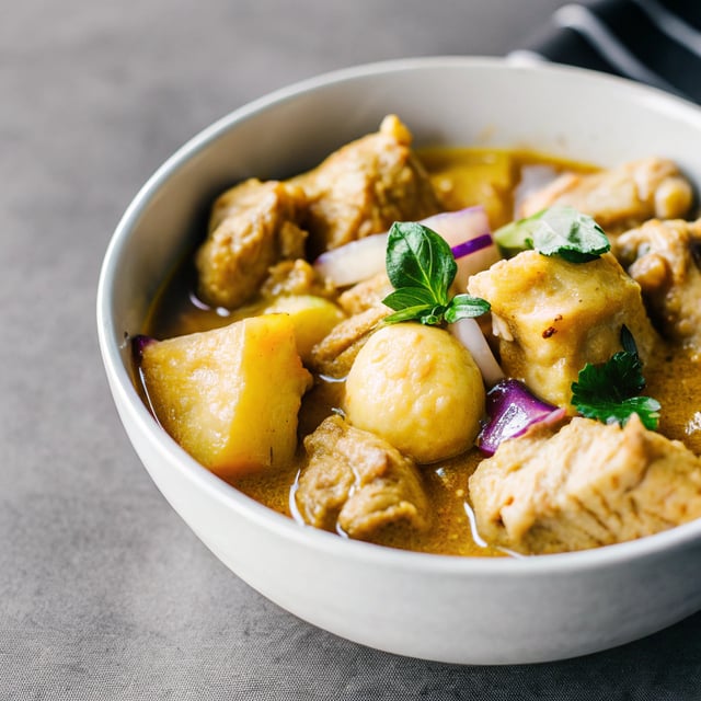Thai Yellow Chicken Curry with Potatoes