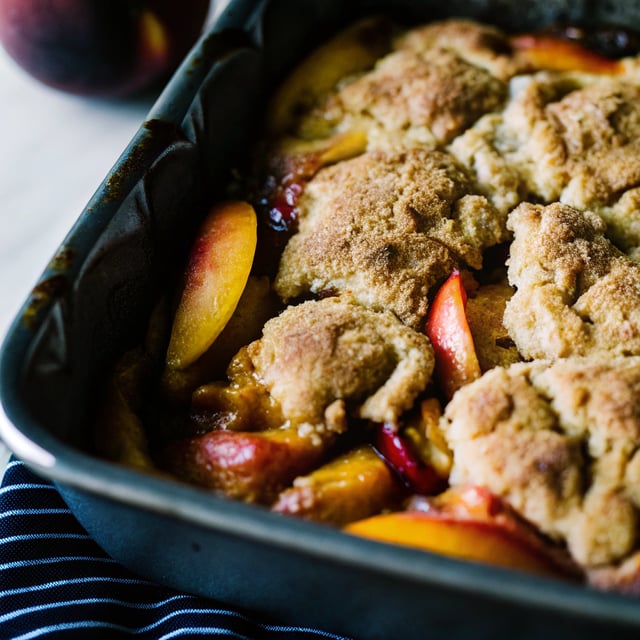 The Best Peach Cobbler