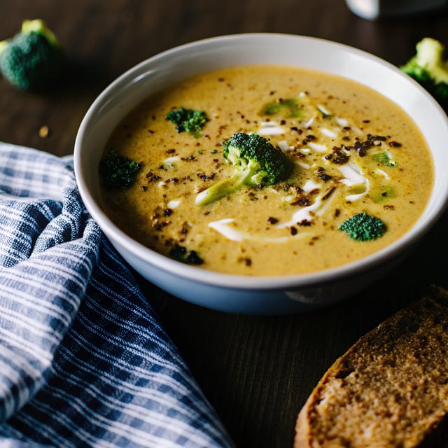 The Best Vegan Broccoli Cheese Soup
