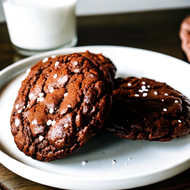 Two Huge Double Chocolate Cookies